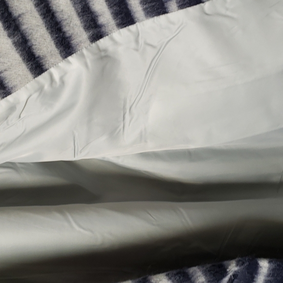 Avec Les Filles Sailor Stripe Double Breasted Peacoat Navy and White Size M NWT - Picture 9 of 16